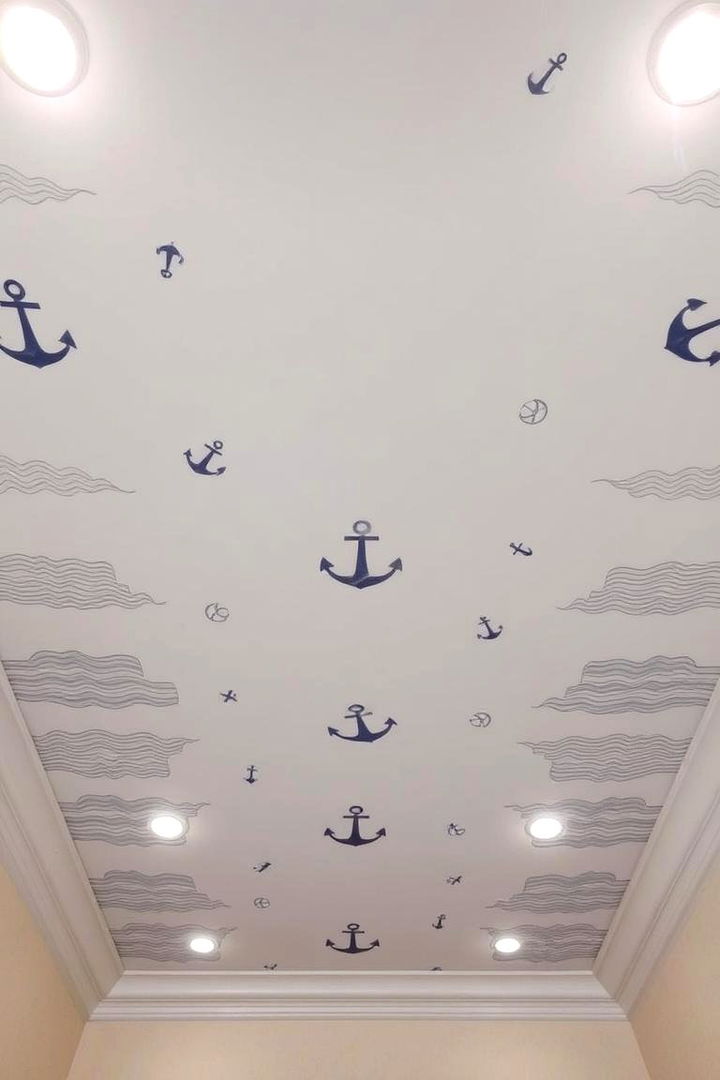 Nautical Elements - 22 Ceiling Wallpaper Ideas