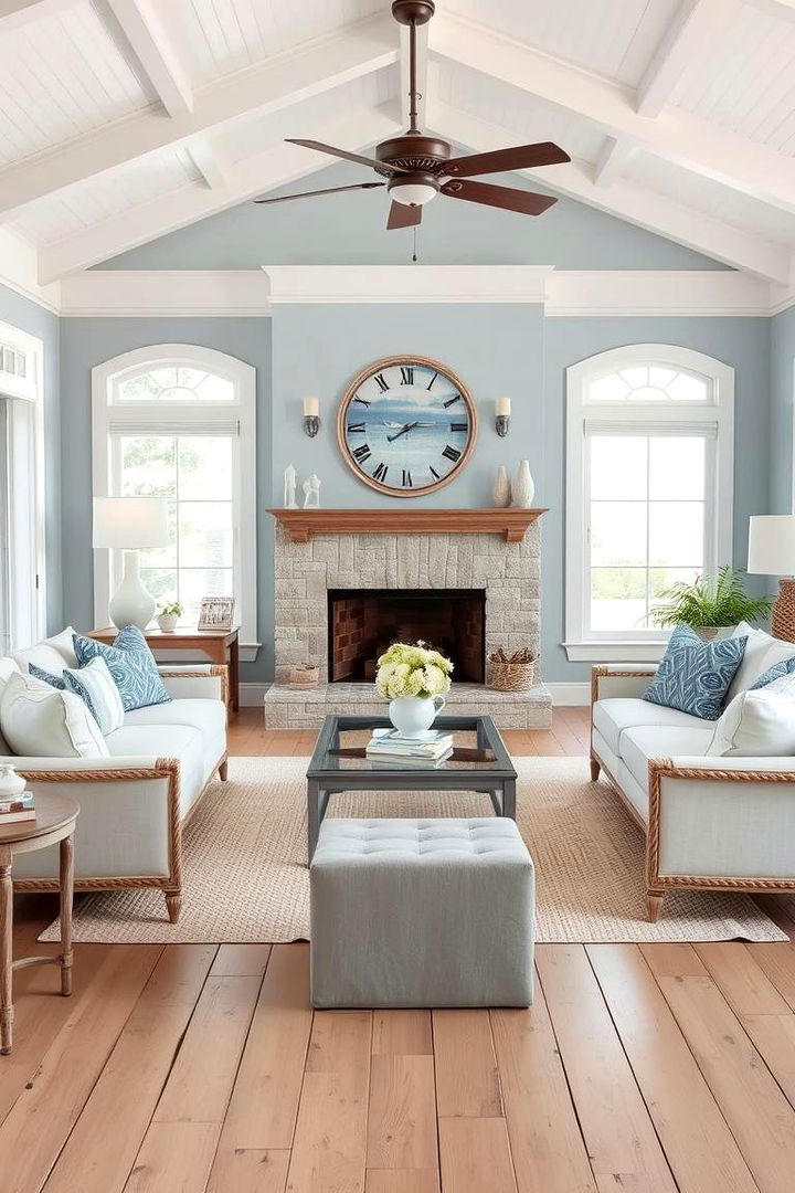 Nautical Influences - 22 Cottage Living Room Ideas