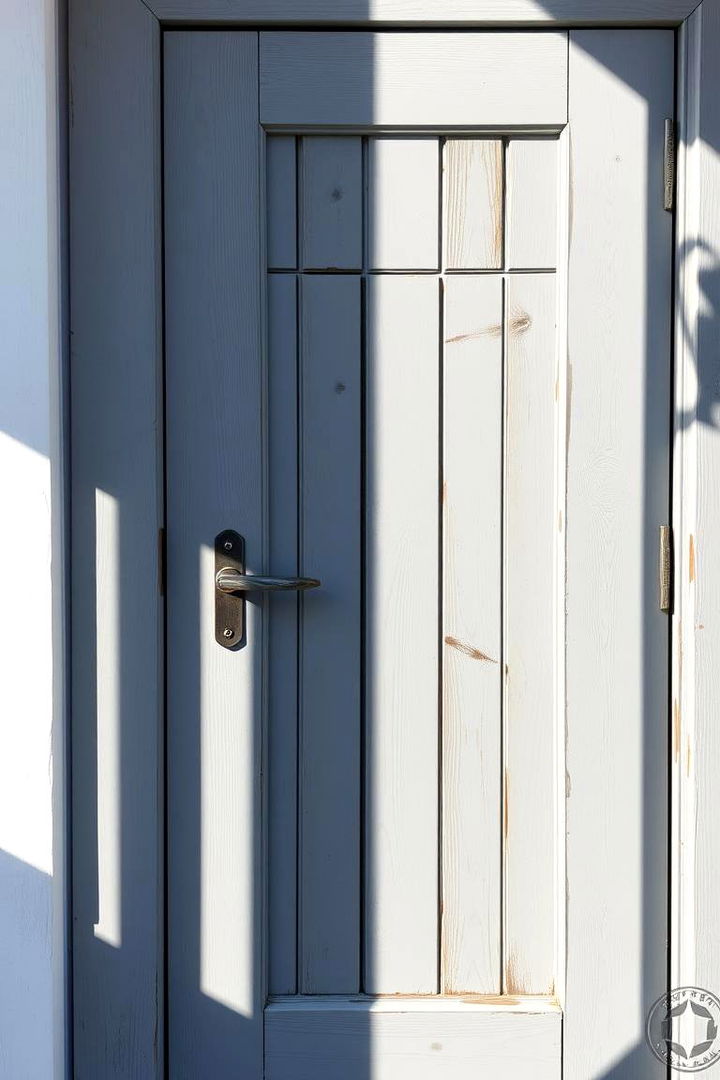 Nautical Inspired Grey Entrance - 22 Grey Front Door Ideas