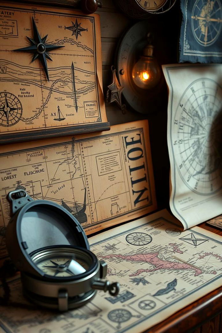 Nautical Navigation Theme - 22 Pirate-themed Bedroom Ideas