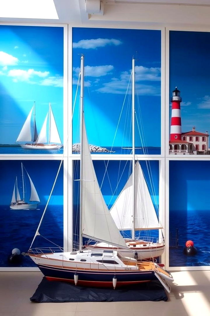 Nautical Photography Displays - 22 Bathroom Art Ideas