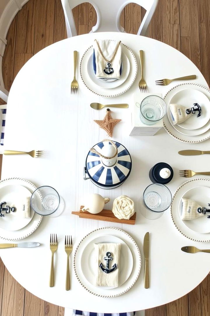 Nautical Theme Table - 22 Table Setting Ideas