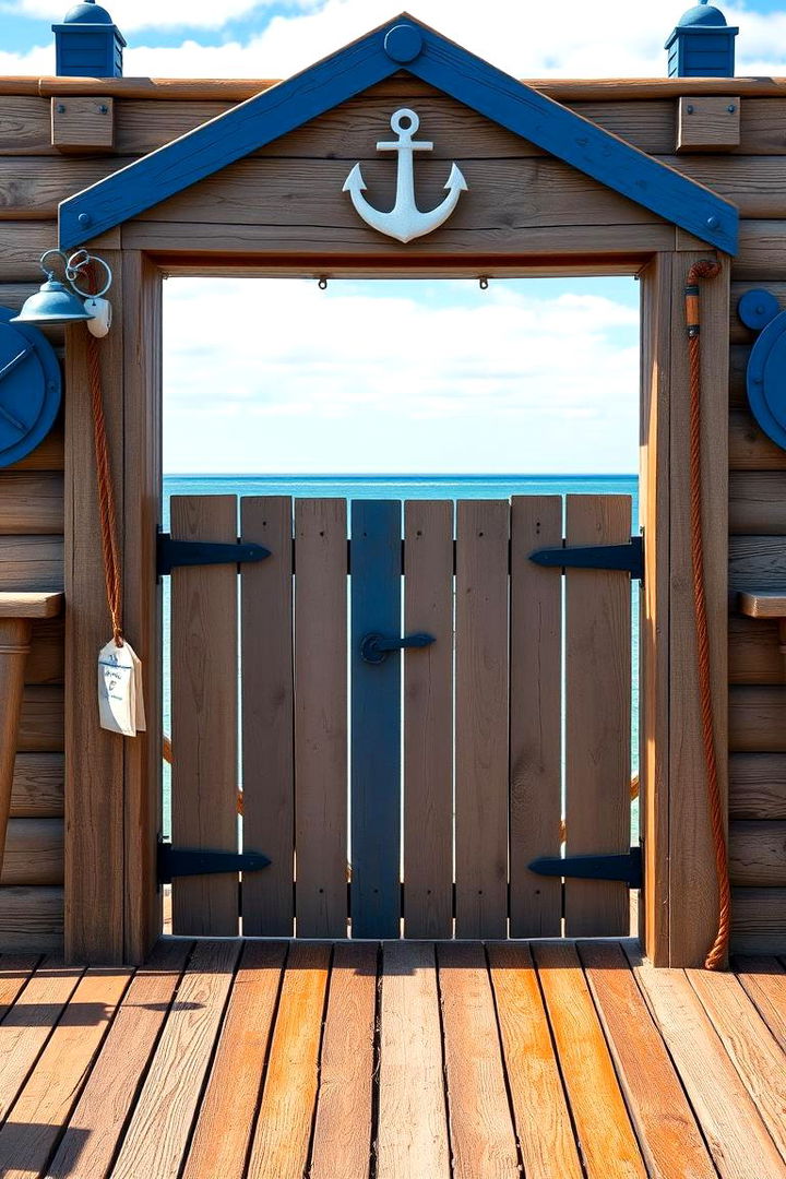 Nautical Themed Design - 22 Deck Gate Ideas