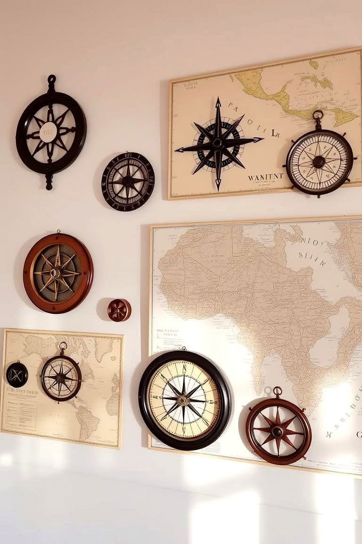 Navigation Inspired Design Elements - 22 Nautical Bathroom Ideas