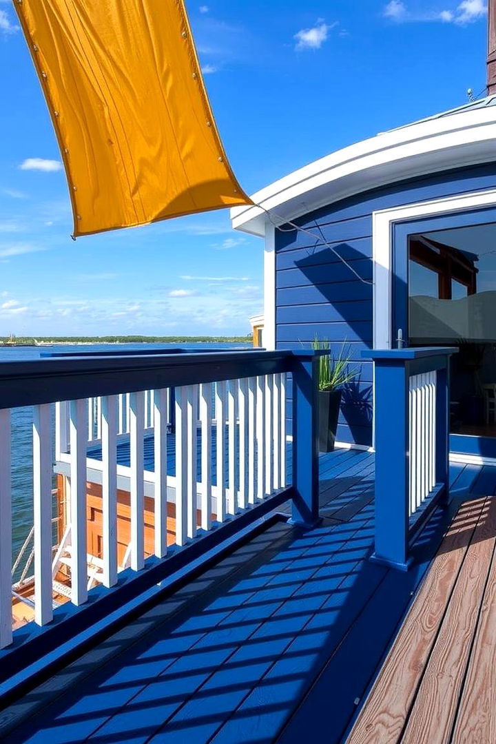 Navy Blue Nautical Charm - 22 Deck Color Ideas