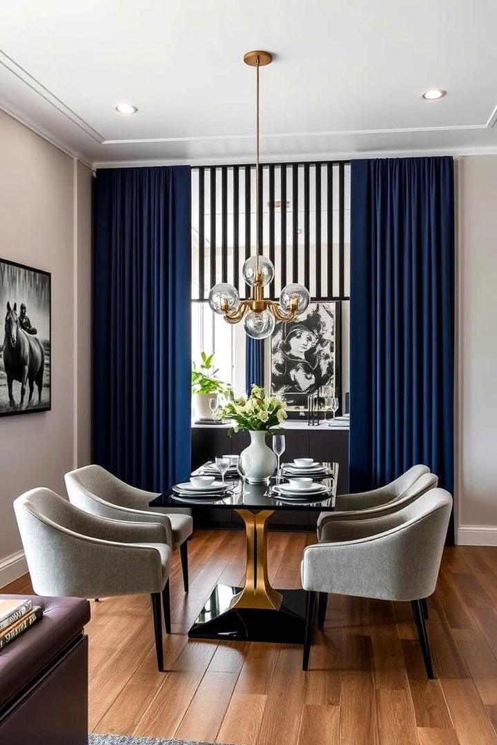 Navy Blue Room Dividers - 22 Navy Blue Dining Room Ideas