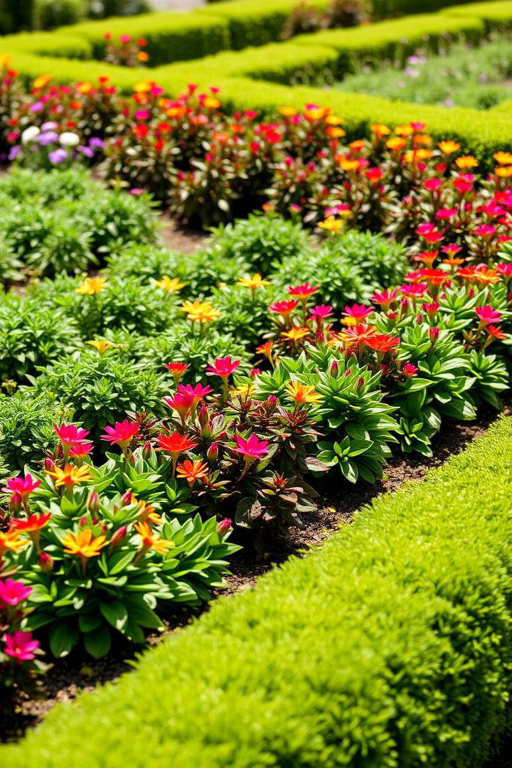 Neat Border Planting - 22 Formal Garden Ideas
