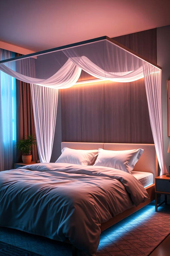 Neon Bed Frames and Canopies - 22 Neon Bedroom Ideas