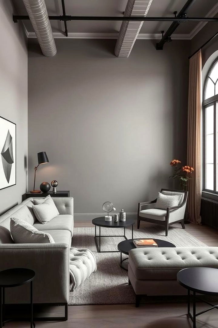 Neutral Color Palette - 22 Industrial Bedroom Ideas
