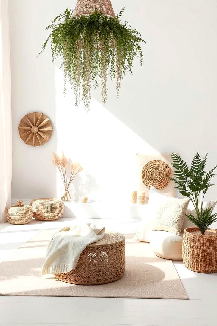 Neutral Color Palette - 22 Japanese Style Living Room Ideas