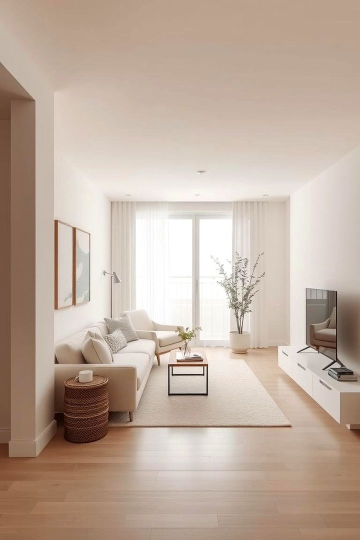 Neutral Color Palette Harmony - 22 Minimalist Apartment Ideas