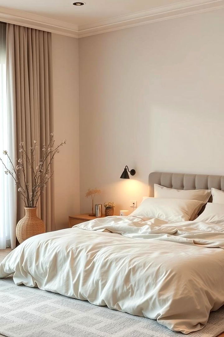 Neutral Color Palettes - 22 Japandi Bedroom Design Ideas