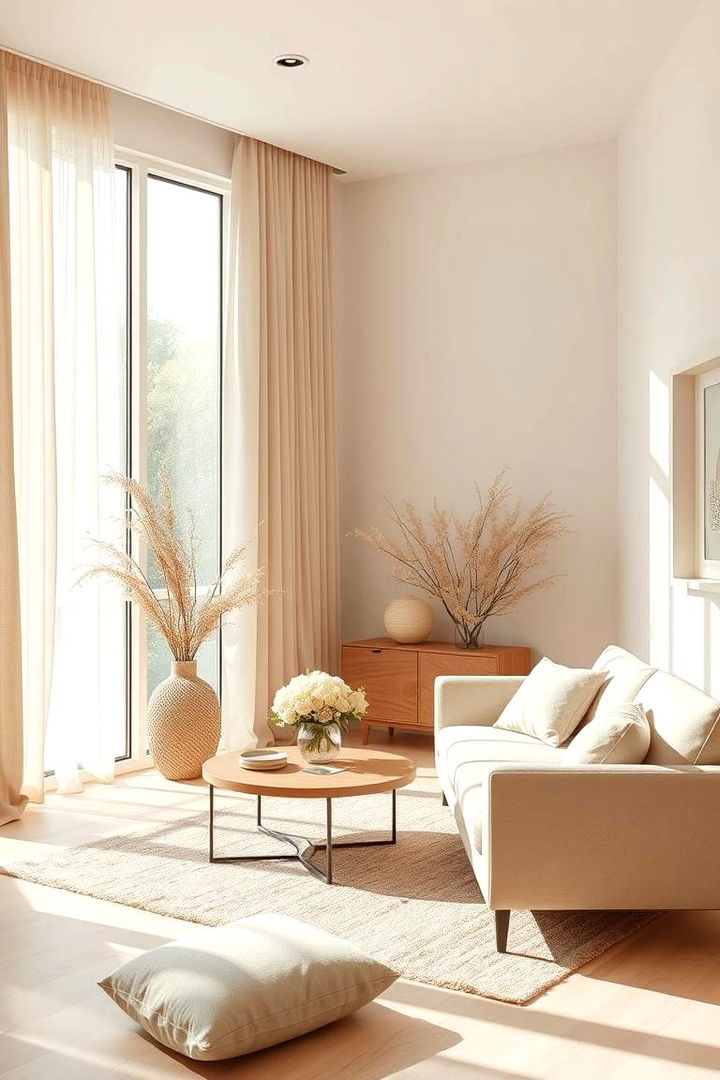 Neutral Serenity - 22 Hamptons Living Room Ideas