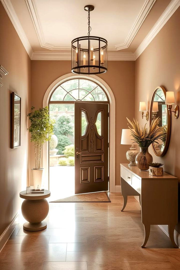 Neutral Tan Balance for Entryways - 22 Monochromatic Color Schemes for Rooms