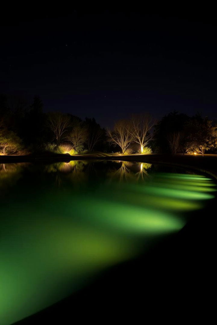 Night Time Ambiance Enhancement - 22 Pond Landscaping Ideas