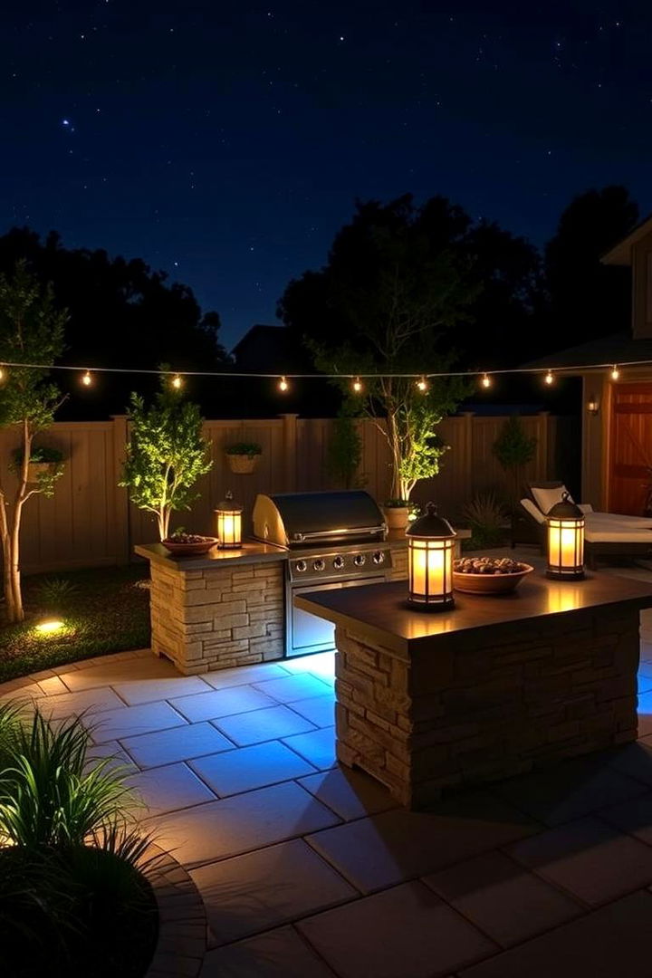 Nighttime Ambience Enhancements - 22 Bbq Island Ideas
