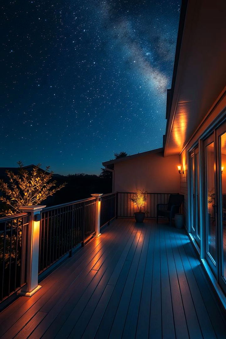 Nighttime Ambience Glow - 22 Balcony Deck Ideas