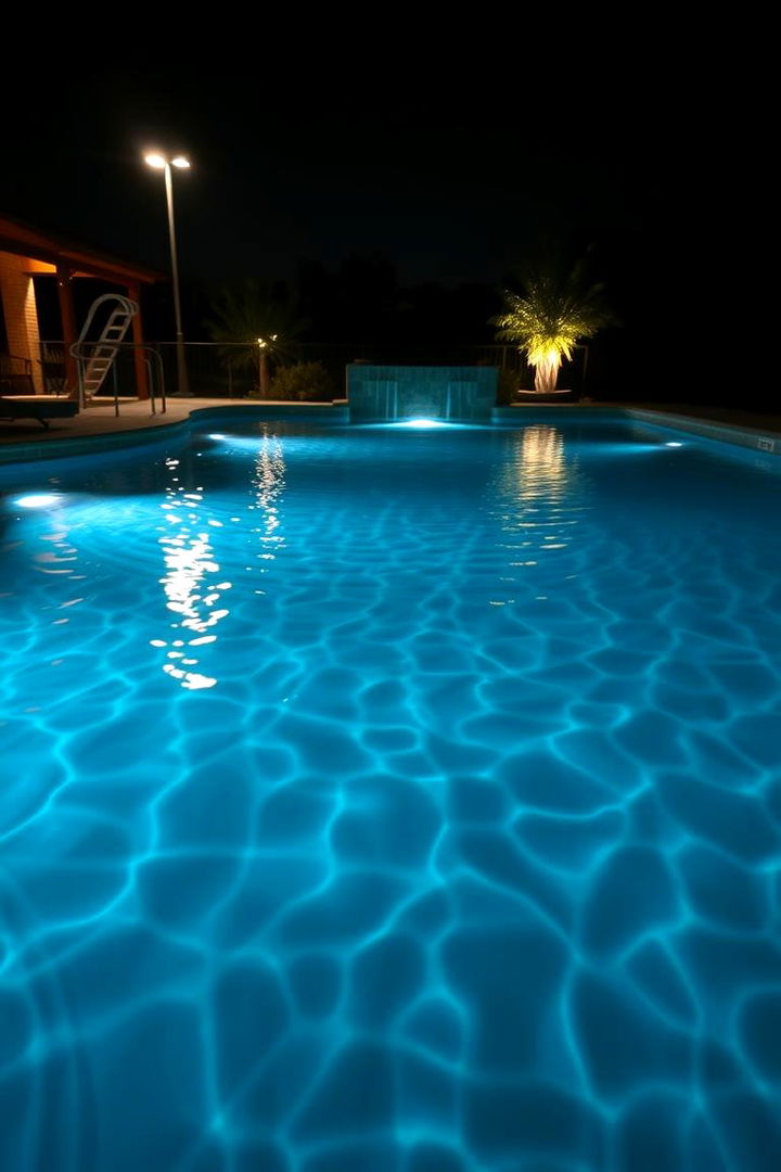 Nighttime Illumination Magic - 22 Small Inground Pool Ideas