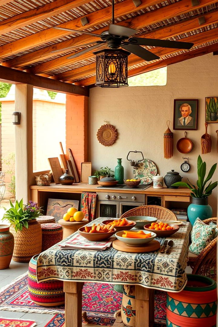 Nomadic Bohemian Cooking Retreat - 22 Outdoor Kitchen Designs