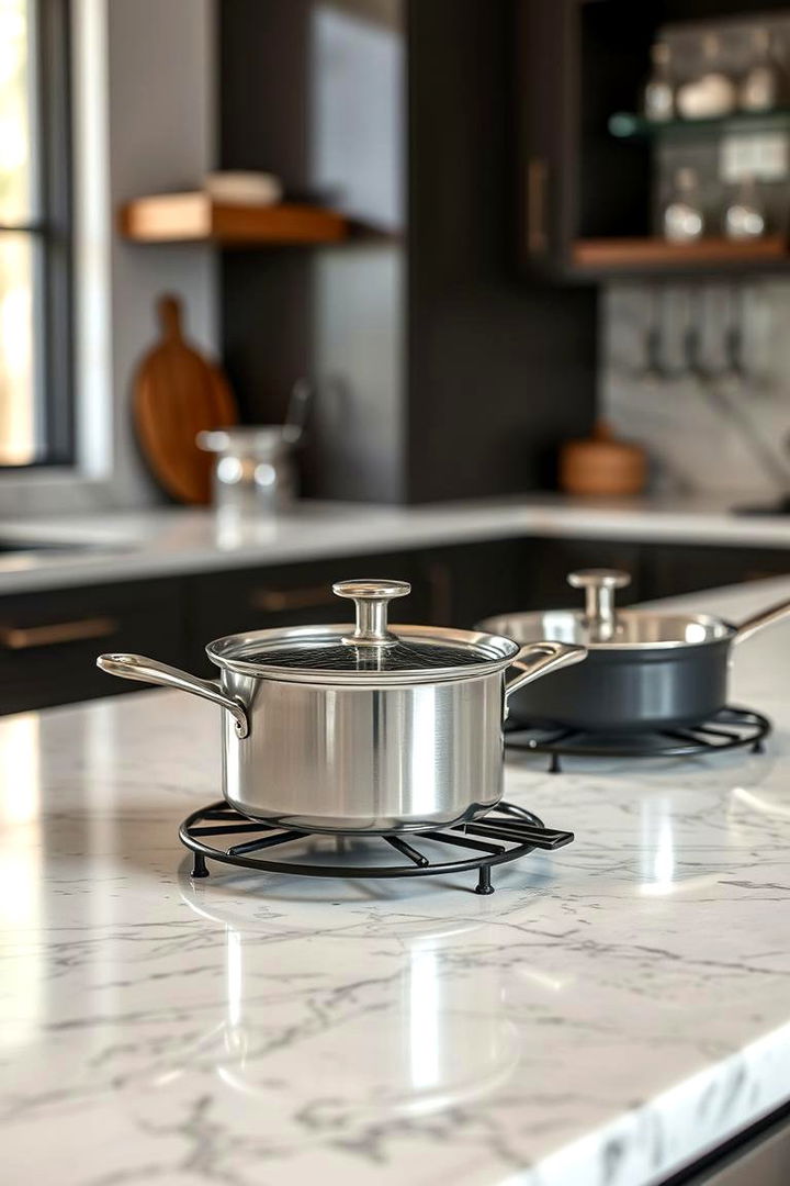 Notable Heat Tolerance for Cooking Enthusiasts - 22 Quartz Kitchen Countertops