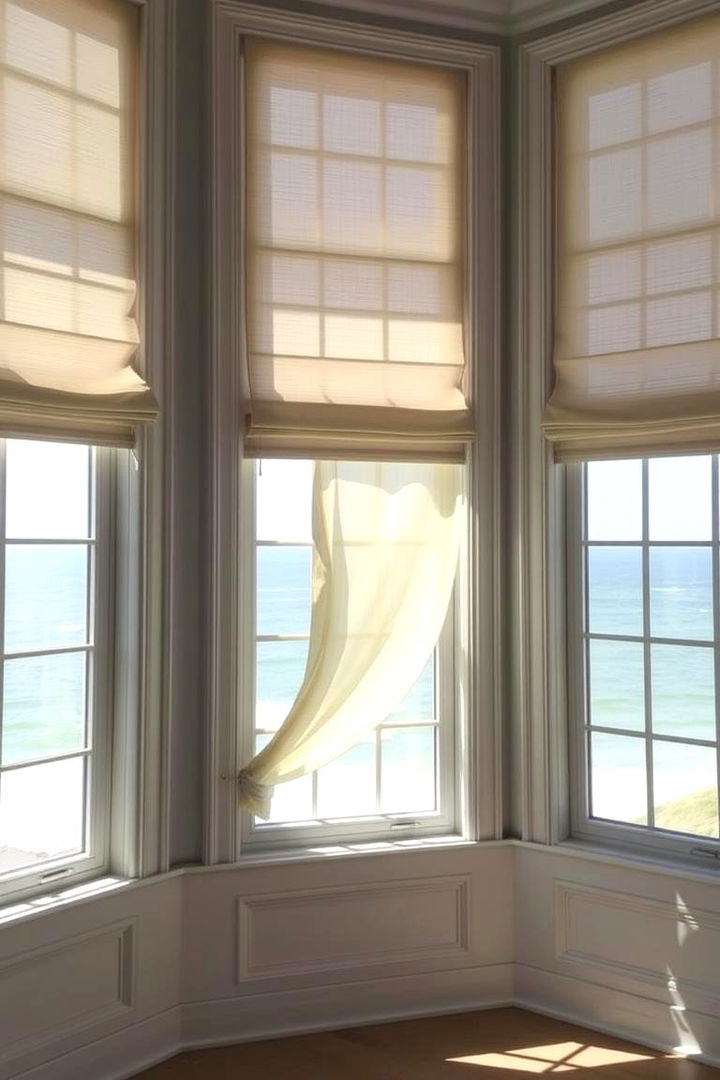 Ocean Breeze Window Treatments - 22 Ocean-themed Bedroom Ideas