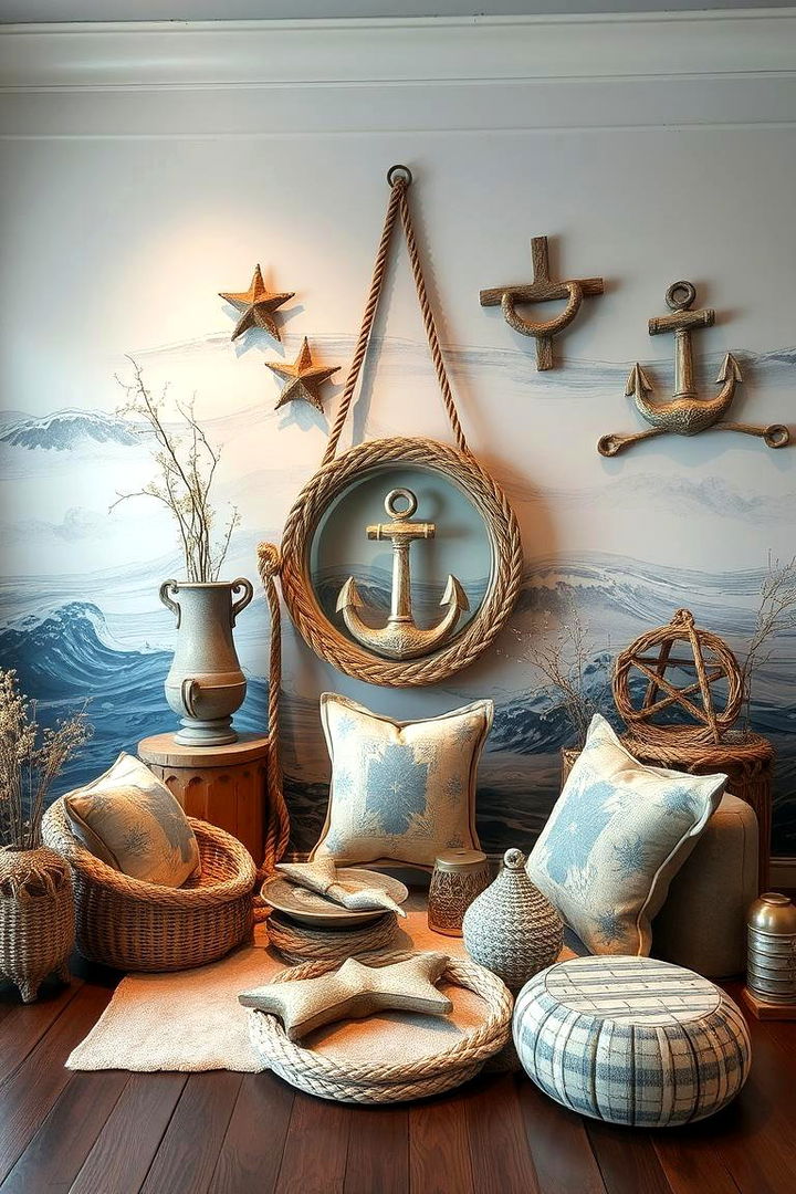 Ocean Inspired Decorative Accents - 22 Coastal Bedroom Ideas
