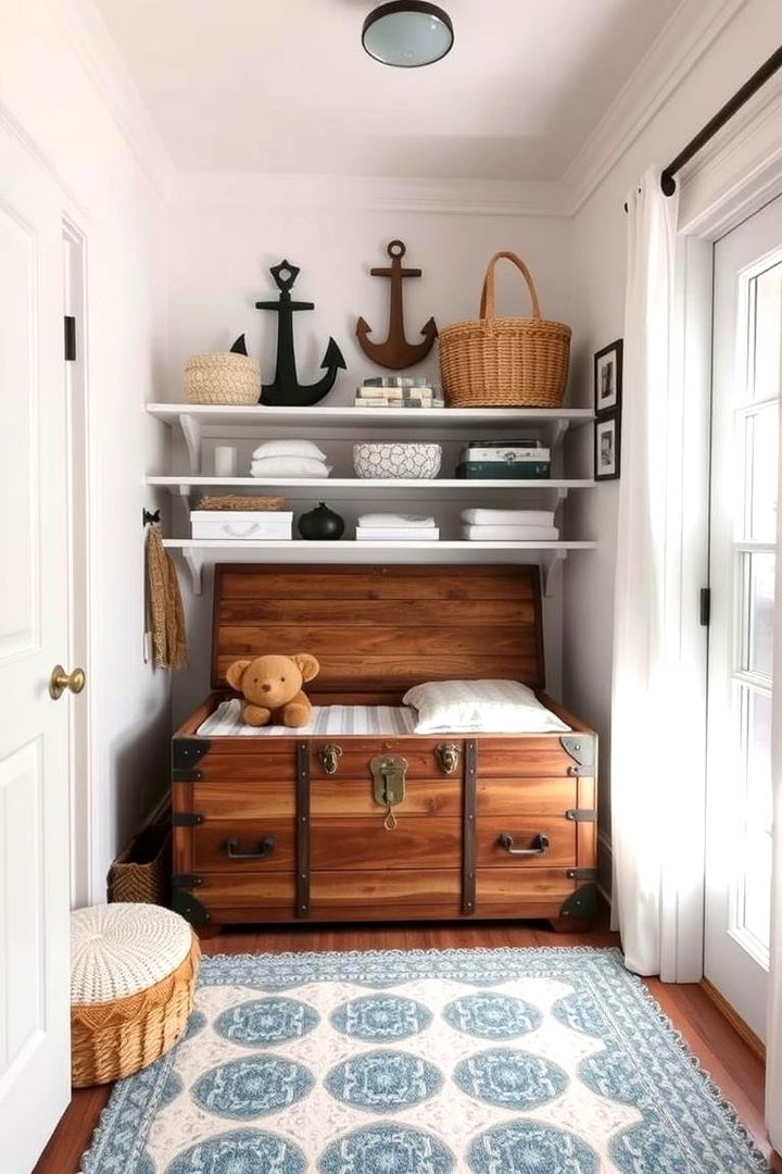 Ocean Treasure Chest Storage - 22 Ocean-themed Nursery Ideas