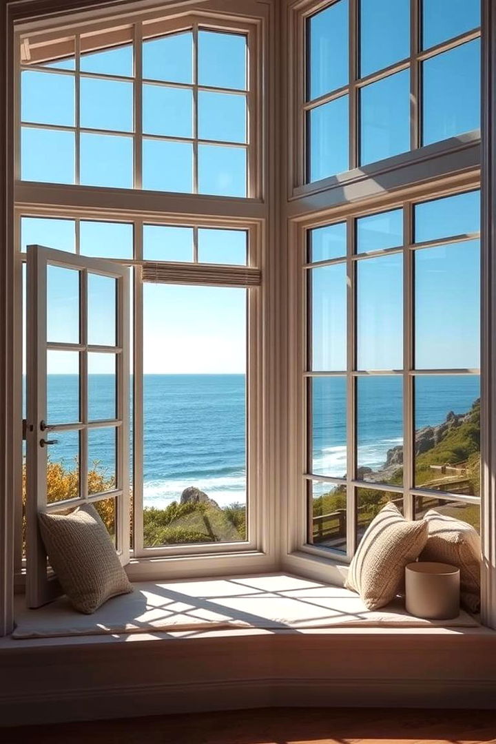 Ocean View Window Nook - 22 coastal kitchen ideas