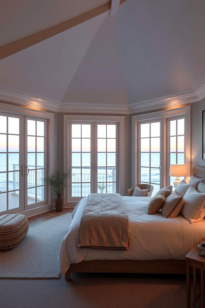 Oceanfront Light and Airy Spaces - 22 Beach Themed Bedroom Ideas