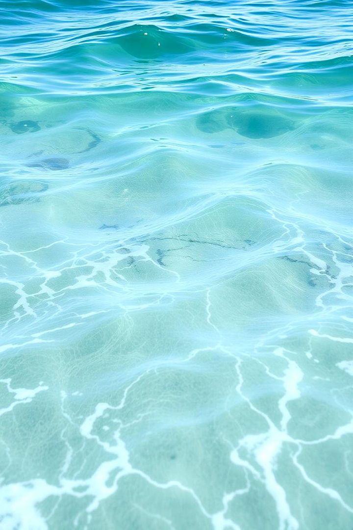 Oceanic Wave Reflections - 22 Mirror Painting Ideas