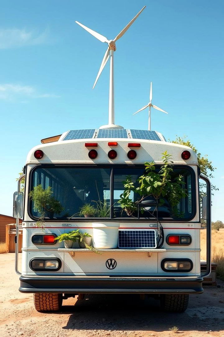 Off Grid Sustainable Greenhouse - 22 School Bus Greenhouse Ideas