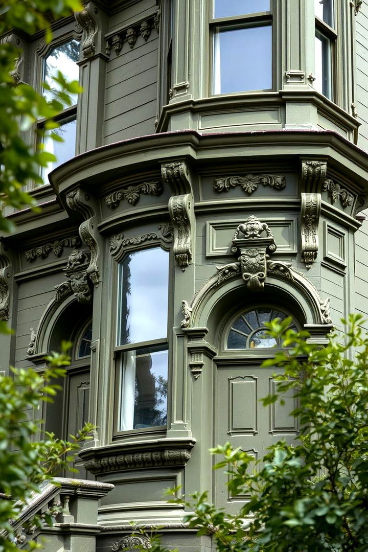Olive Classic Heritage - 22 Green Victorian House Colors