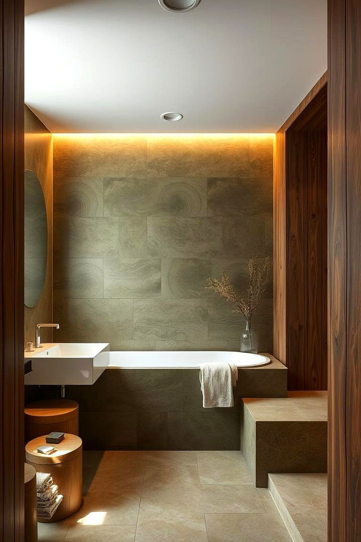 Olive Green Bathroom for Organic Aesthetics - 22 Bathroom Color Ideas