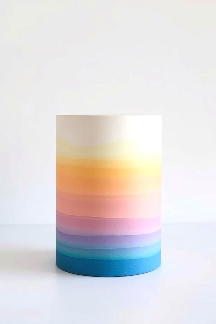 Ombre Color Gradient Cake - 22 Wedding Cake Ideas