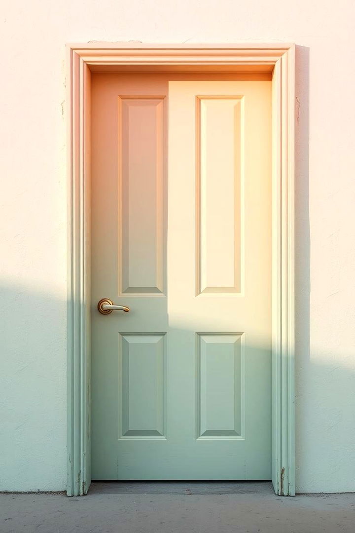 Ombre Gradient Masterpiece - 22 Door Painting Ideas
