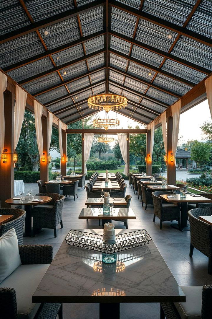 Open Air Dining Pavilion - 22 Outdoor Pavilion Ideas