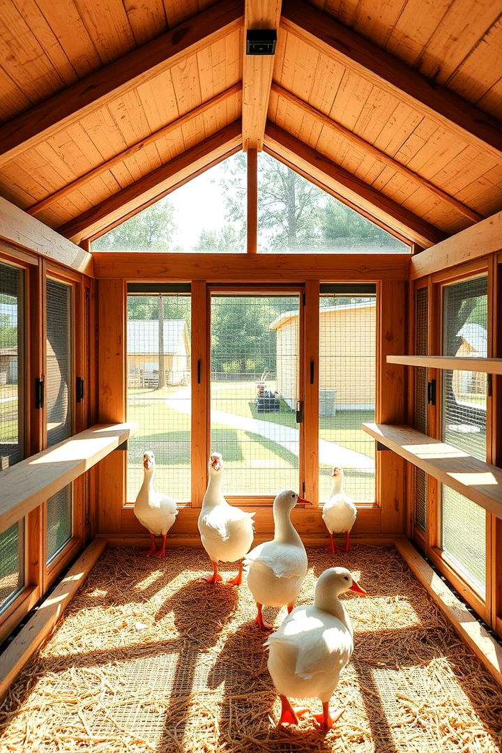 Open Air Duck Coop Design - 22 Duck House Ideas