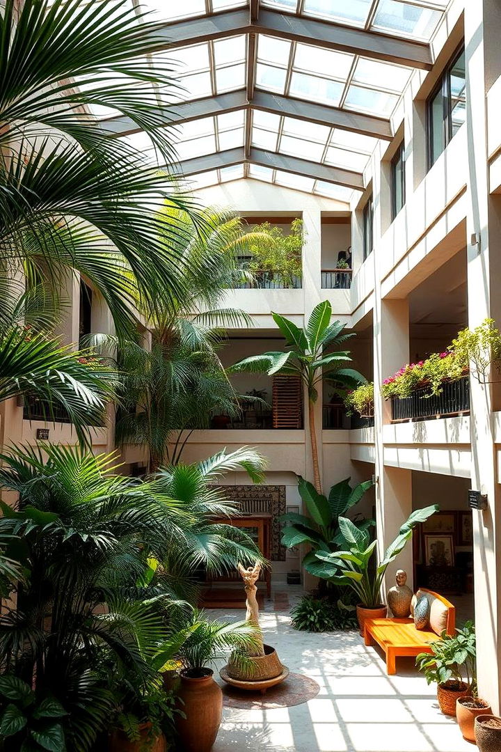 Open Air Indoor Courtyards for Natural Flow - 22 Bohemian Moroccan Living Room Ideas