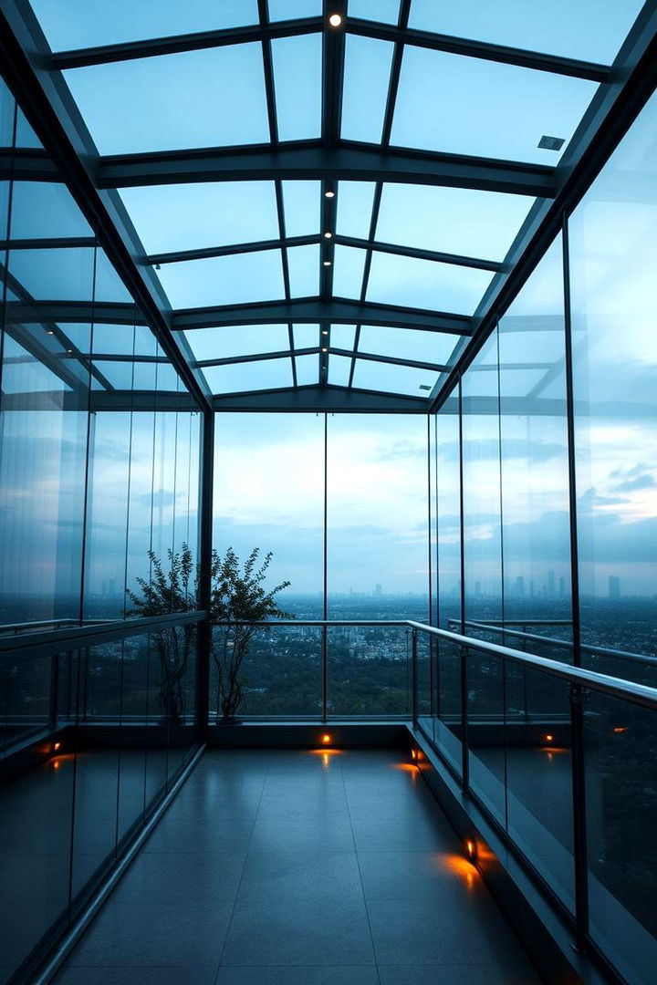 Open Air Retreat - 22 Glass Balcony Design Ideas