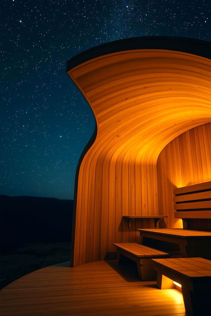 Open Air Sauna Under the Stars - 22 Outdoor Sauna Ideas