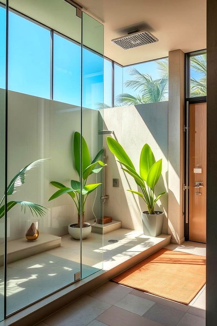 Open Air Shower Installations - 22 Tropical Bathroom Ideas