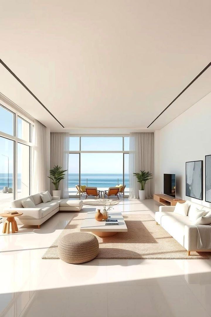 Open Airy Floorplans - 22 Coastal Living Room Ideas