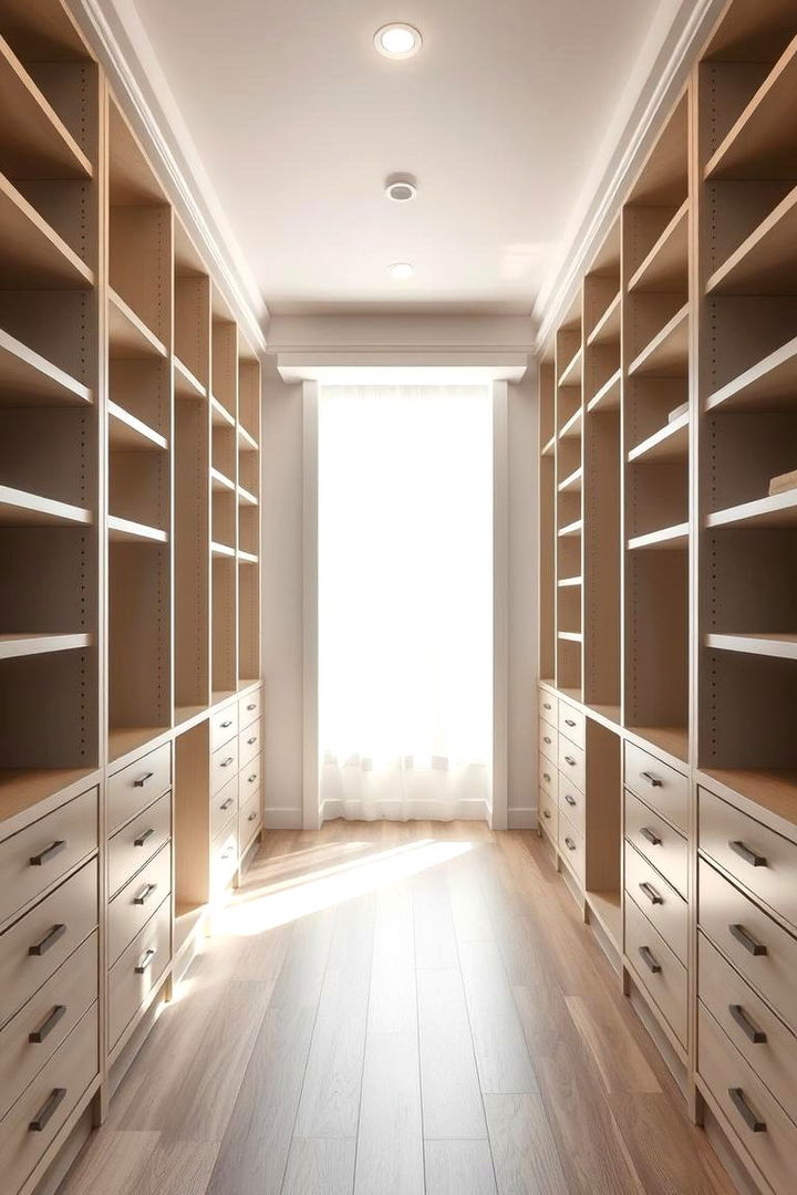 Open Back Shelving for an Airy Look - 22 Closet Shelving Ideas