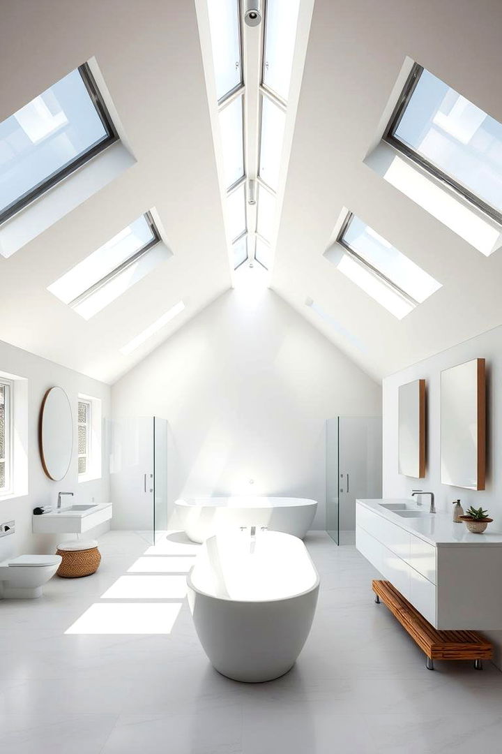 Open Concept Design for Spacious Feel - 22 Barndominium Bathroom Ideas