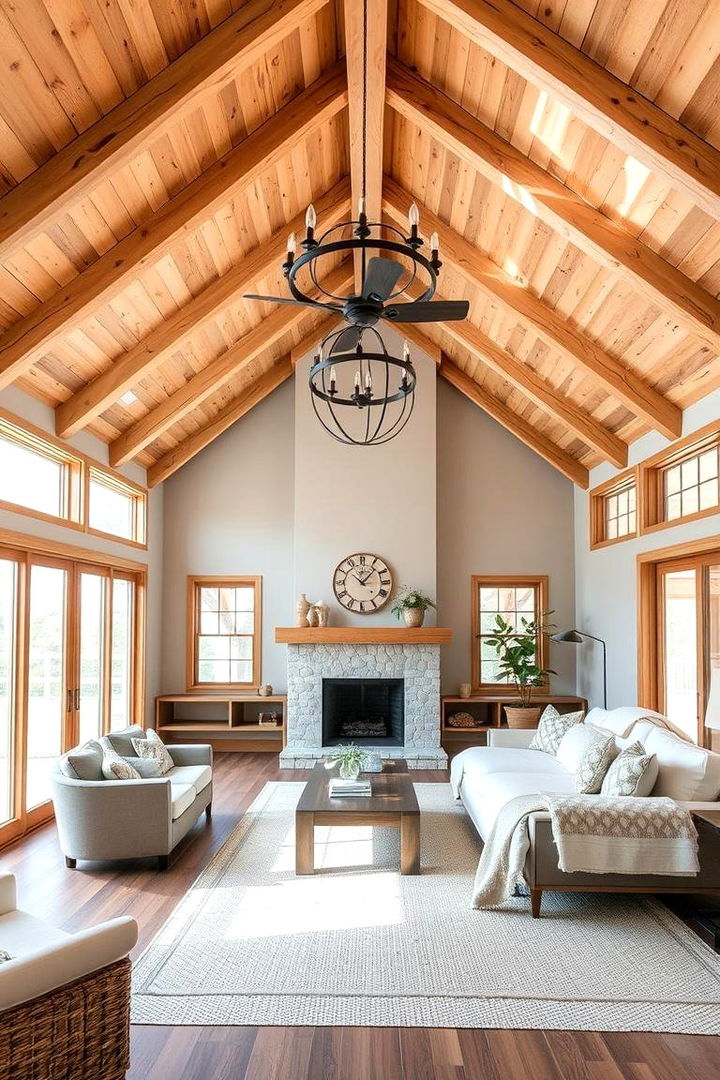 Open Concept Feel - 22 Shed Ceiling Ideas