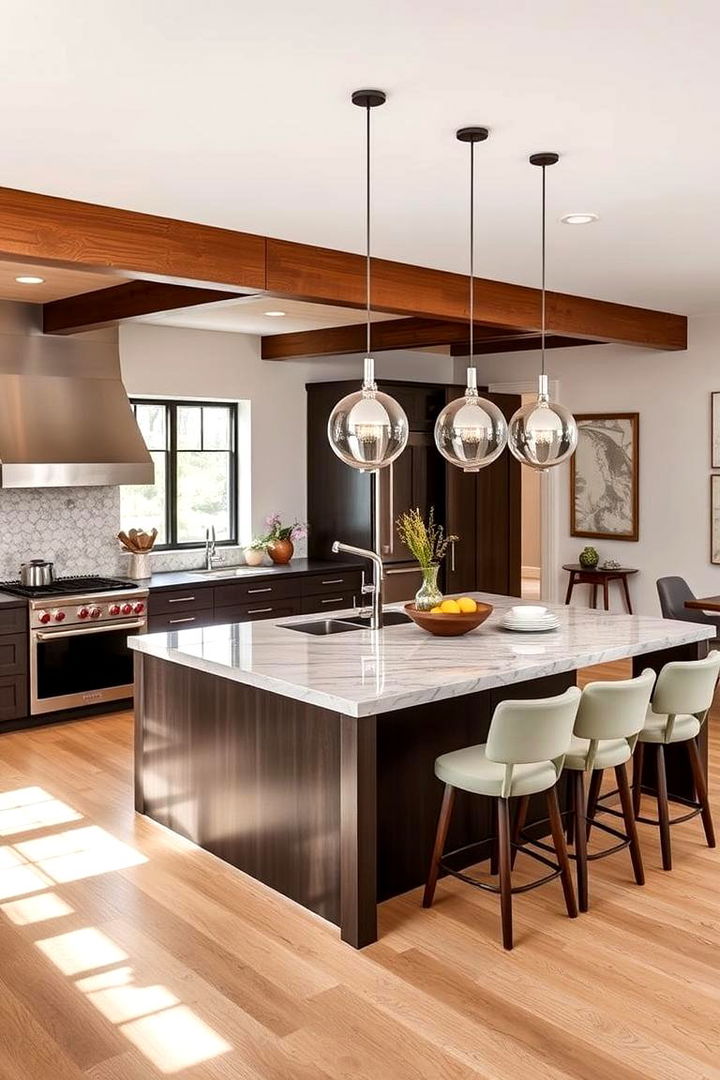 Open Concept Flow - 22 kitchen island decor ideas