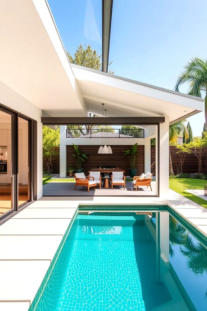 Open Concept Living - 22 Pool House Ideas