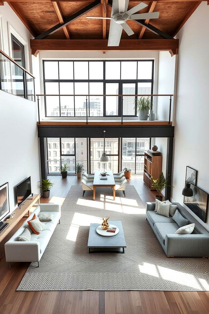 Open Concept Loft Sanctuary - 22 Loft Bedroom Ideas