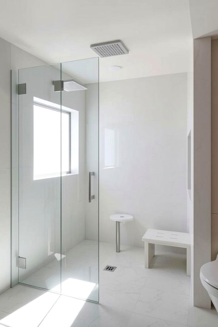 Open Concept Shower Designs - 22 Small Bathroom Walk-in Shower Ideas