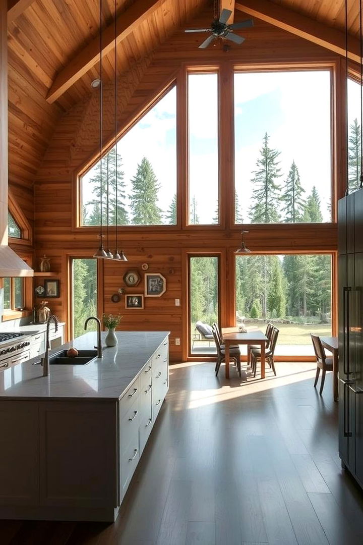 Open Concept Space - 22 Cabin Kitchen Ideas